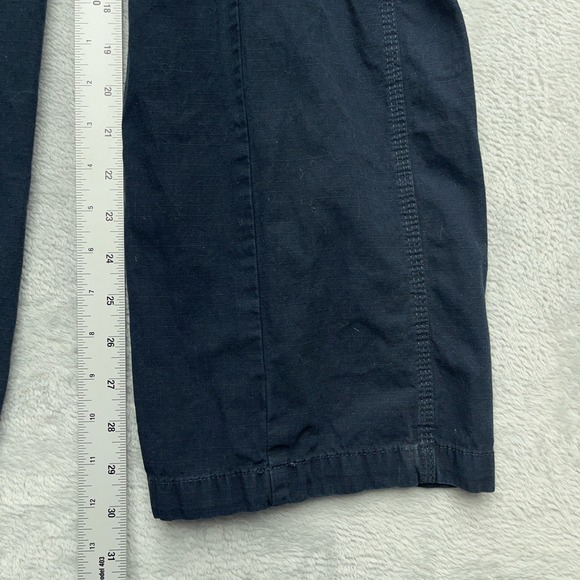 Brandy Melville Utility Cargo Pants Womens 27x30 Navy Blue Flared Leg Outdoor - Picture 3 of 9